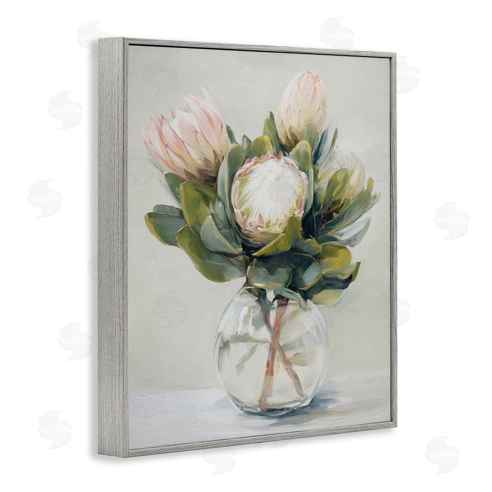 Svetlana Aleynikova Lush & Wild Tropics Gray Framed Giclee Wall Art Print
