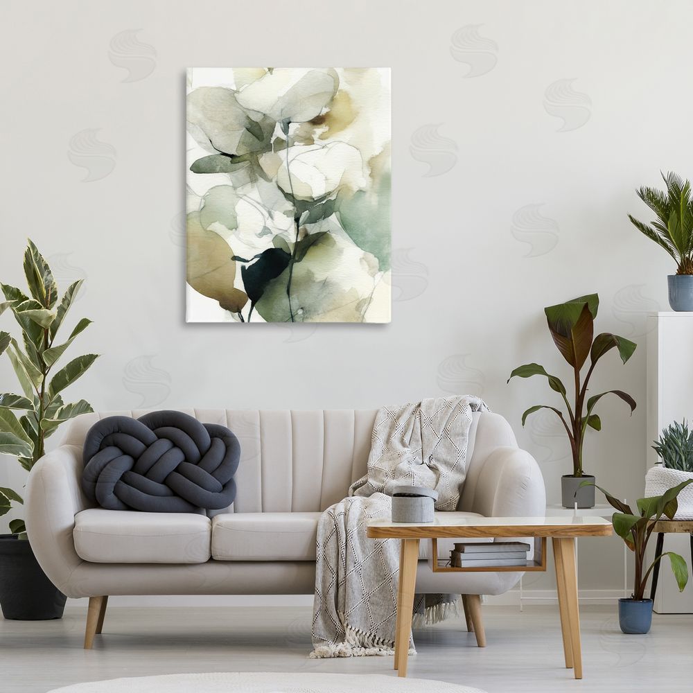 Svetlana Aleynikova Floral Branches in Motion Canvas Wall Art Print in Room