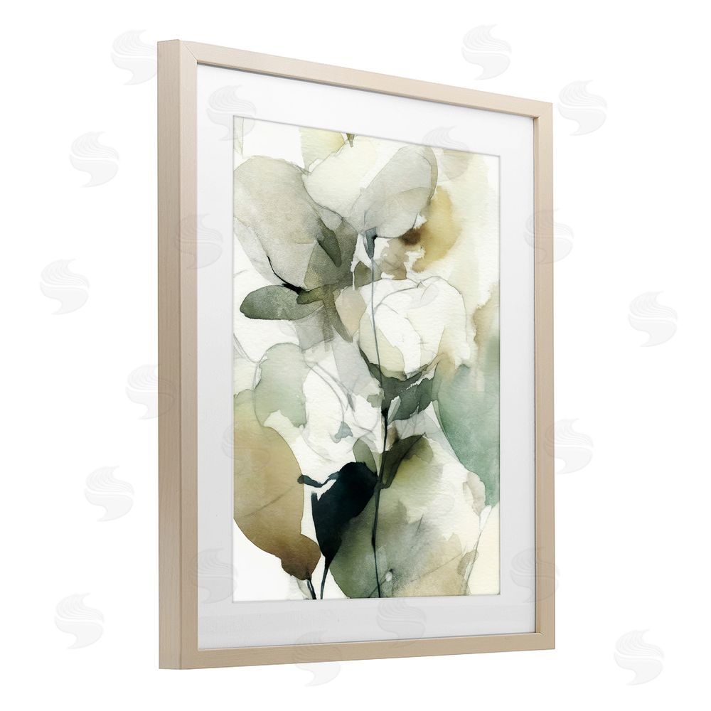 Svetlana Aleynikova Floral Branches in Motion Birch Framed Print Under Glass Wall Art