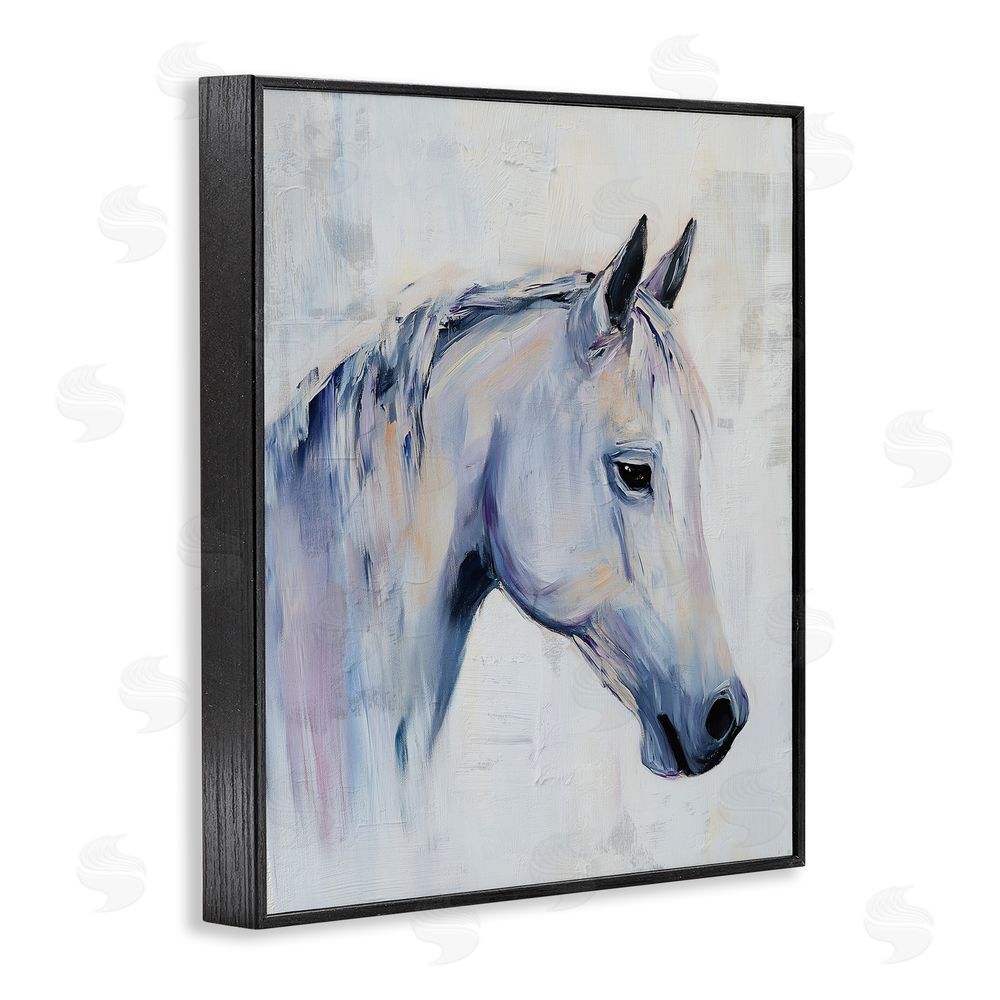 Svetlana Aleynikova Majestic Spirit Horse Portrait Black Framed Giclee Wall Art Print