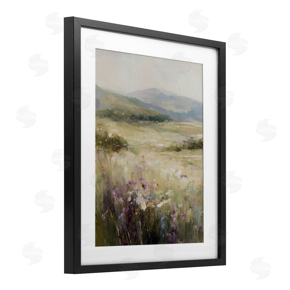 Svetlana Aleynikova Fields Of Serenity Black Framed Print Under Glass Wall Art