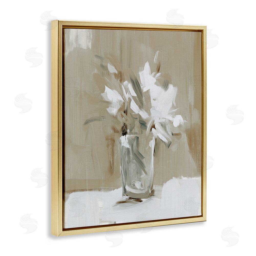 Svetlana Aleynikova Pure Forms Still Life Gold Floating Frame Canvas Wall Art Print