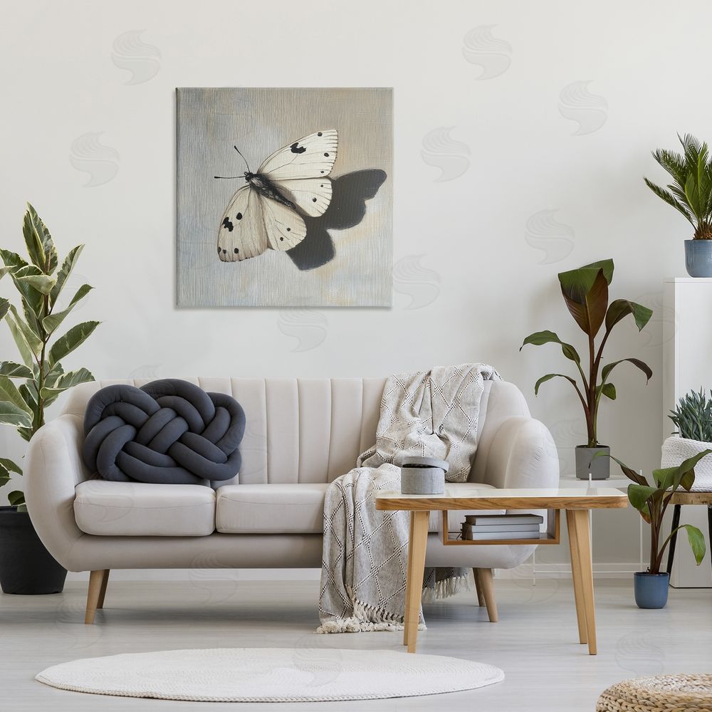 Svetlana Aleynikova Velvet's Butterfly Wings Stretched Canvas Wall Art in Room