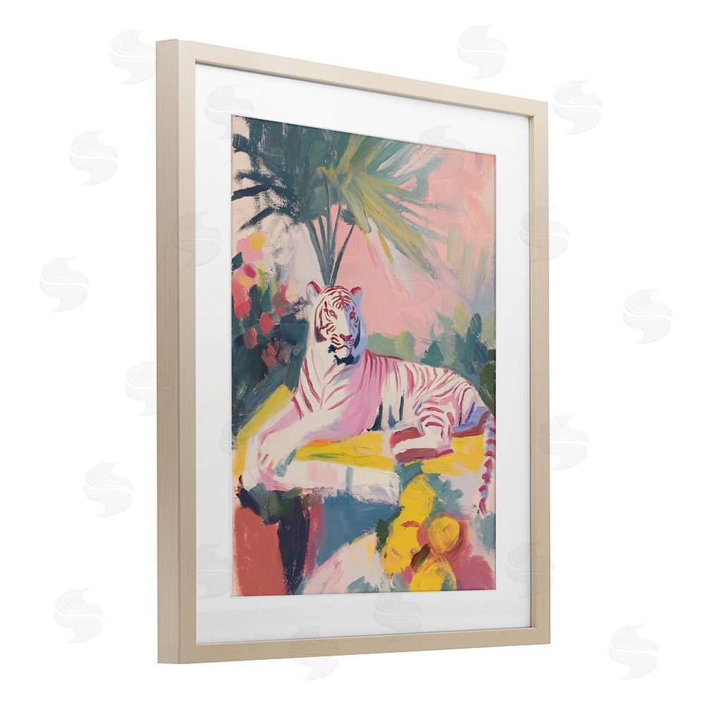 Svetlana Aleynikova In The Quiet Shade Tiger Birch Framed Print Under Glass Wall Art