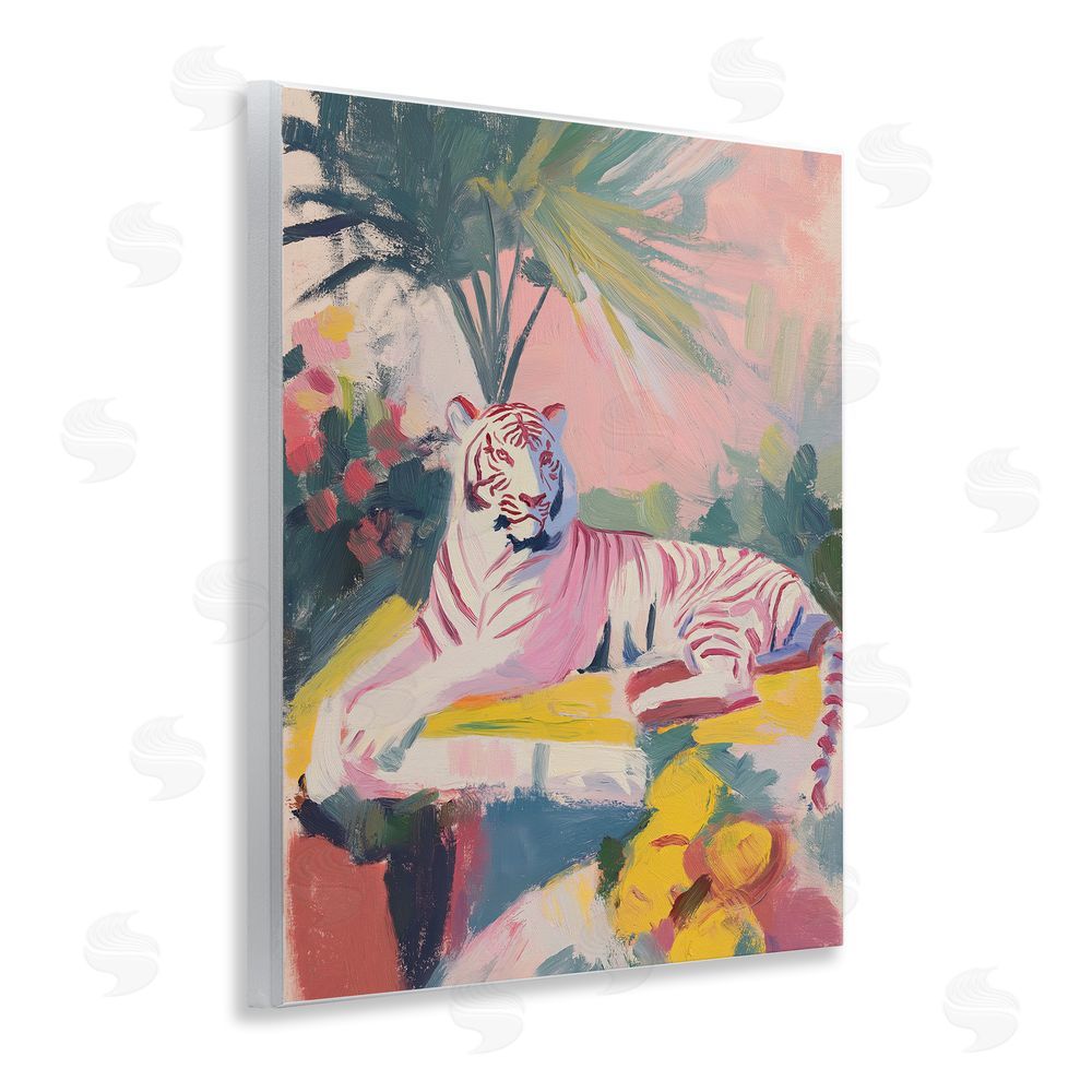 Svetlana Aleynikova In The Quiet Shade Tiger Wall Plaque Art Print
