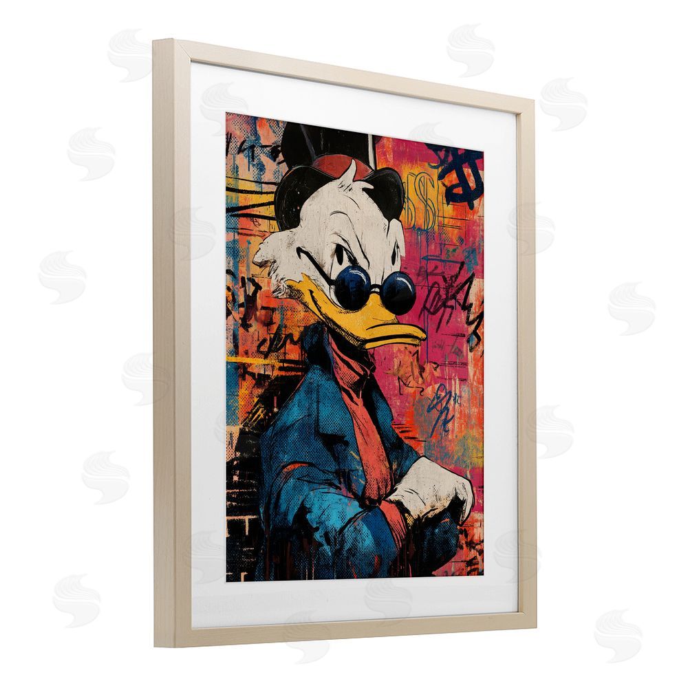 Svetlana Aleynikova Pop Style Cartoon Riches Birch Framed Print Under Glass Wall Art