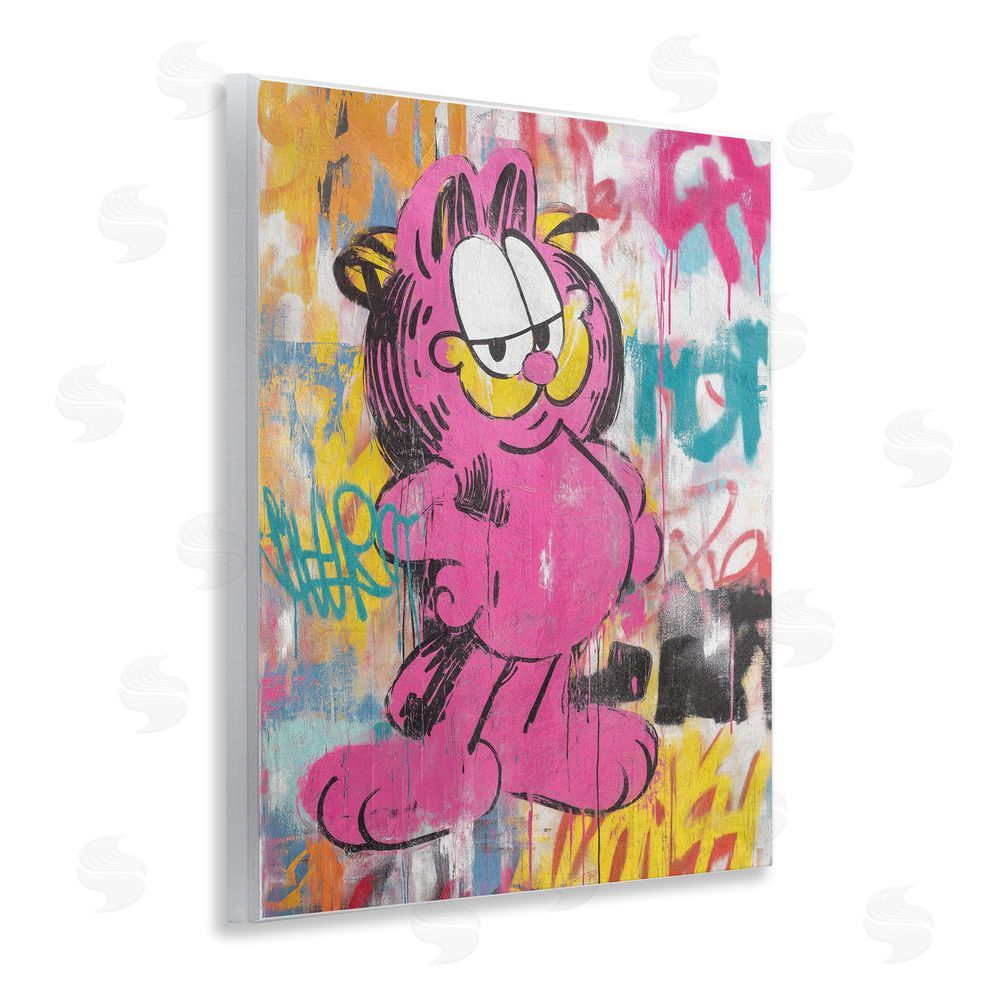 Svetlana Aleynikova Lazy Cat In City Modern Urban Wall Plaque Art Print