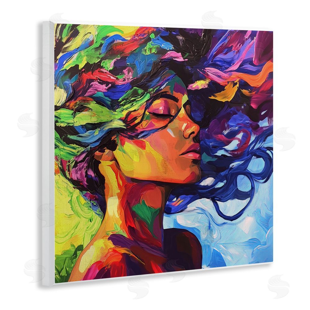 Svetlana Aleynikova Flowing Whirlwind Of Colors Wall Plaque Art Print