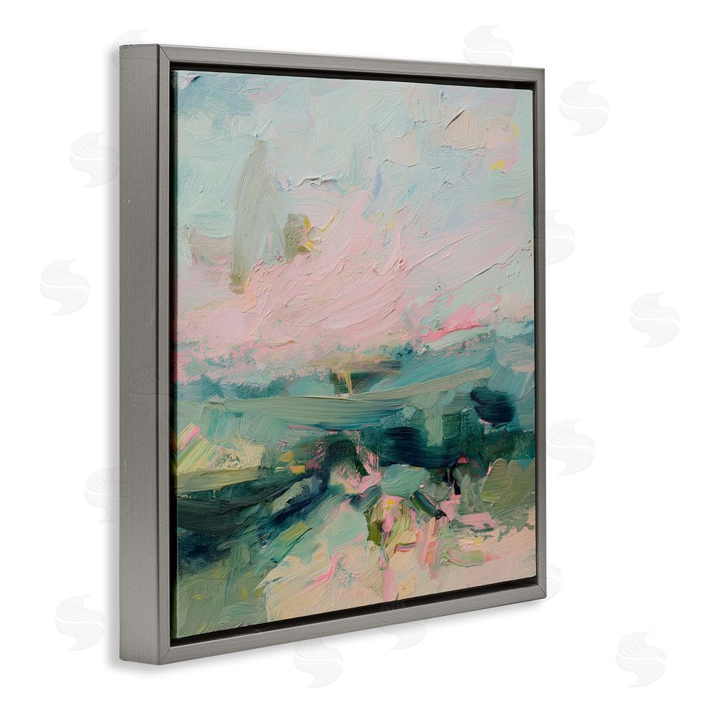 Svetlana Aleynikova Nature's Palette Atmosphere Gray Floating Frame Canvas Wall Art Print