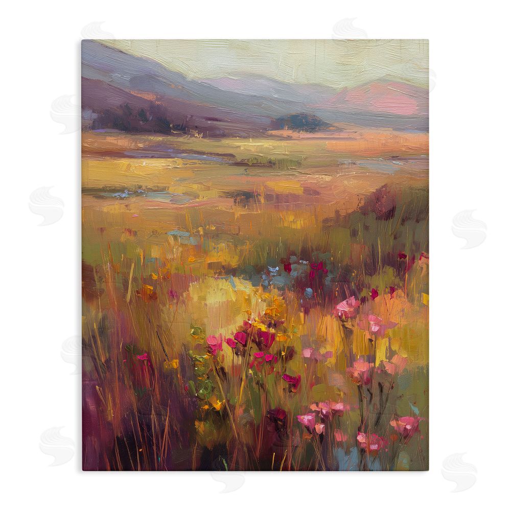Svetlana Aleynikova Golden Waves Of Grass Stretched Canvas Wall Art Print