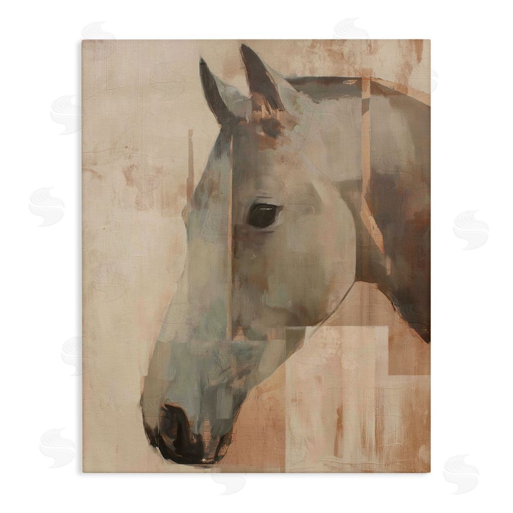 Svetlana Aleynikova Pure Horsepower Portrait Stretched Canvas Wall Art Print