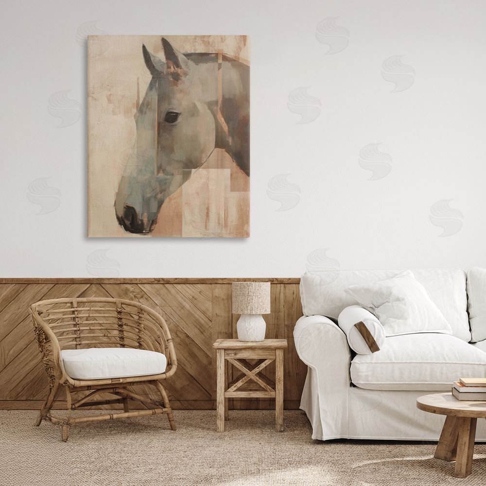 Svetlana Aleynikova Pure Horsepower Portrait Canvas Wall Art Print in Room