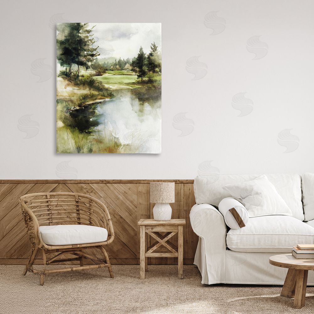 Svetlana Aleynikova The Secret Grove Stretched Canvas Wall Art in Room