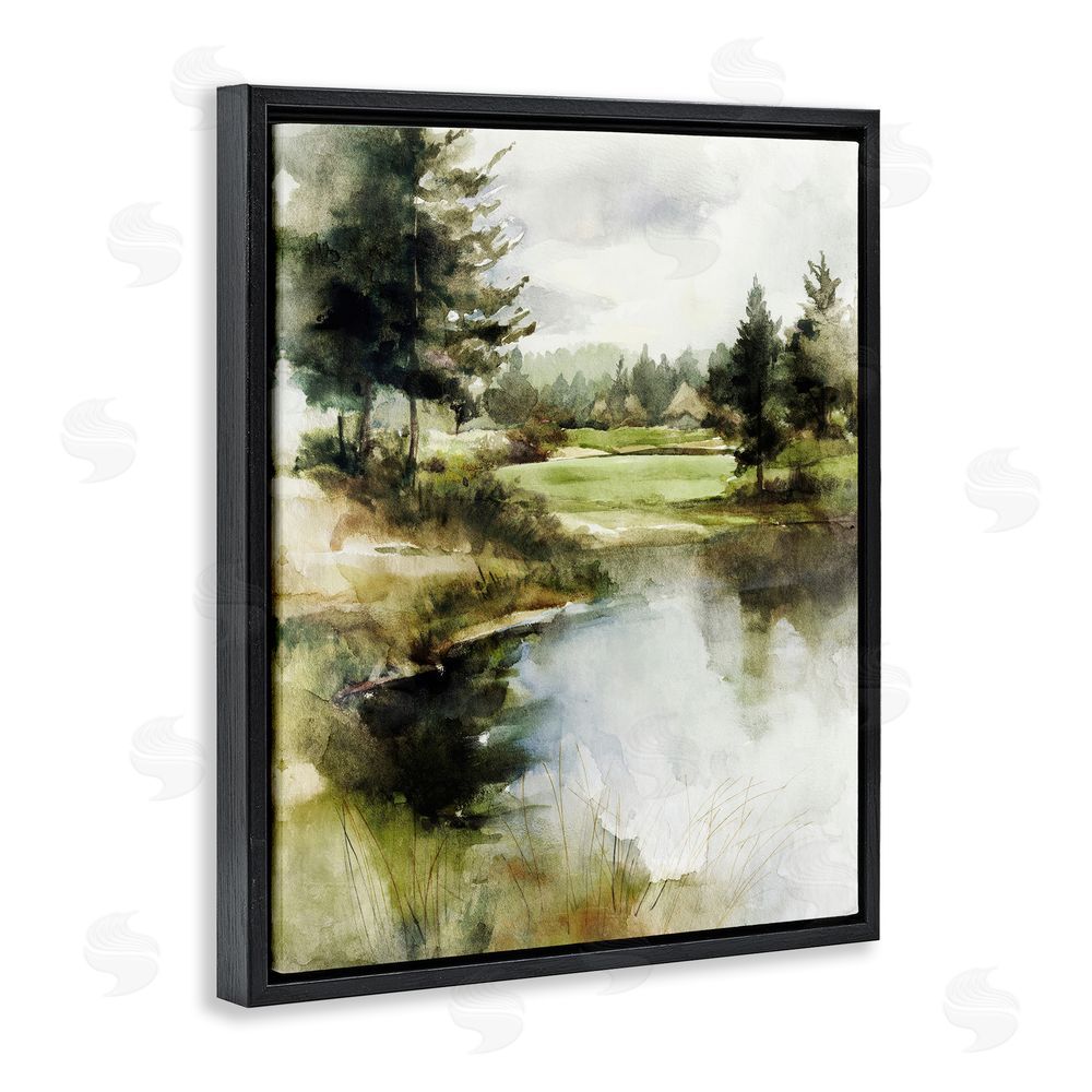 Svetlana Aleynikova The Secret Grove Black Floating Frame Canvas Wall Art Print