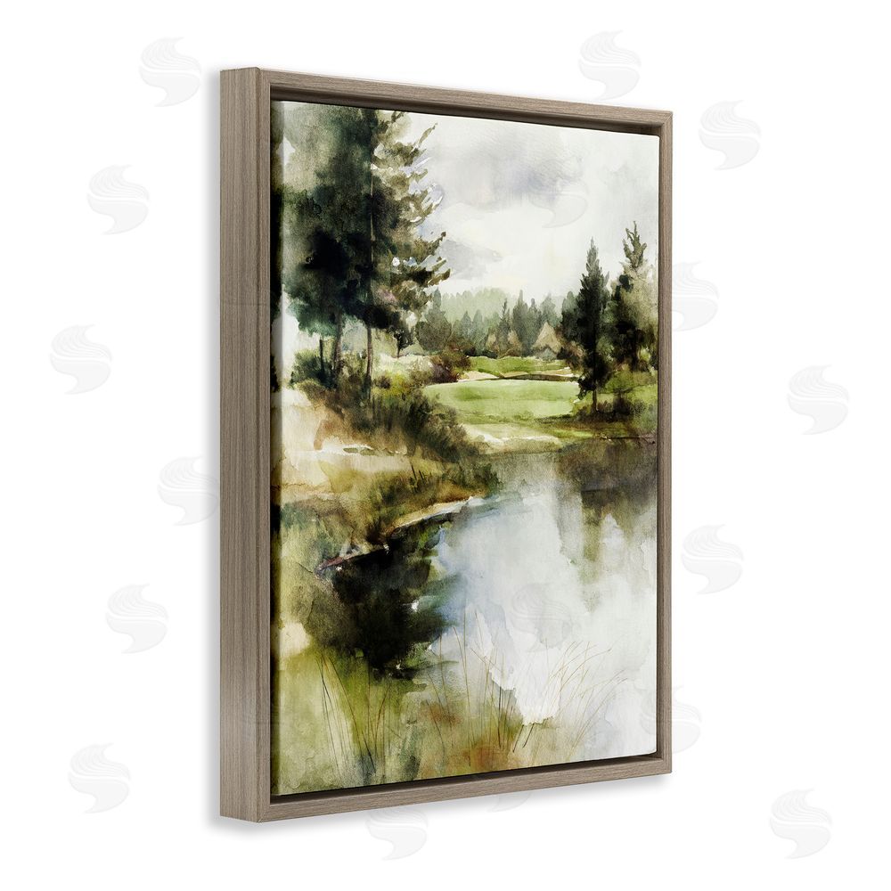 Svetlana Aleynikova The Secret Grove Brown Floating Frame Canvas Wall Art Print