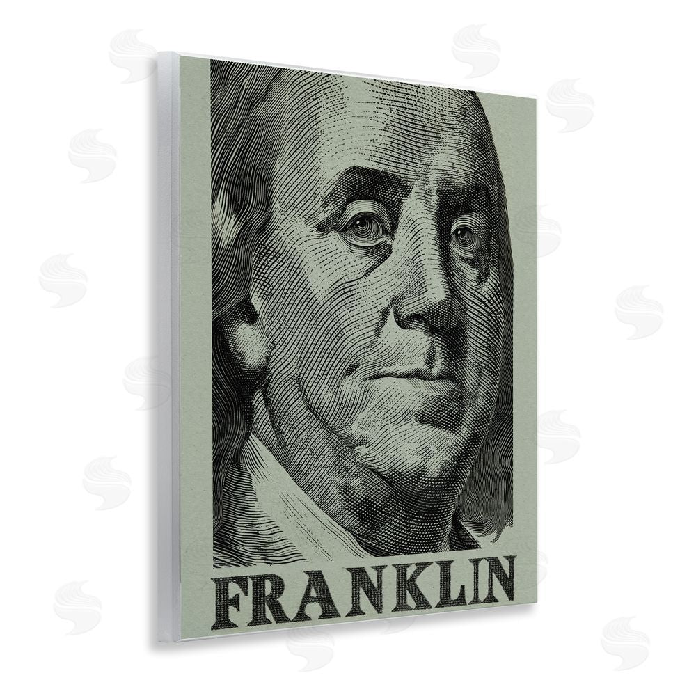 Svetlana Aleynikova Franklin's Influence Portrait Wall Plaque Art Print
