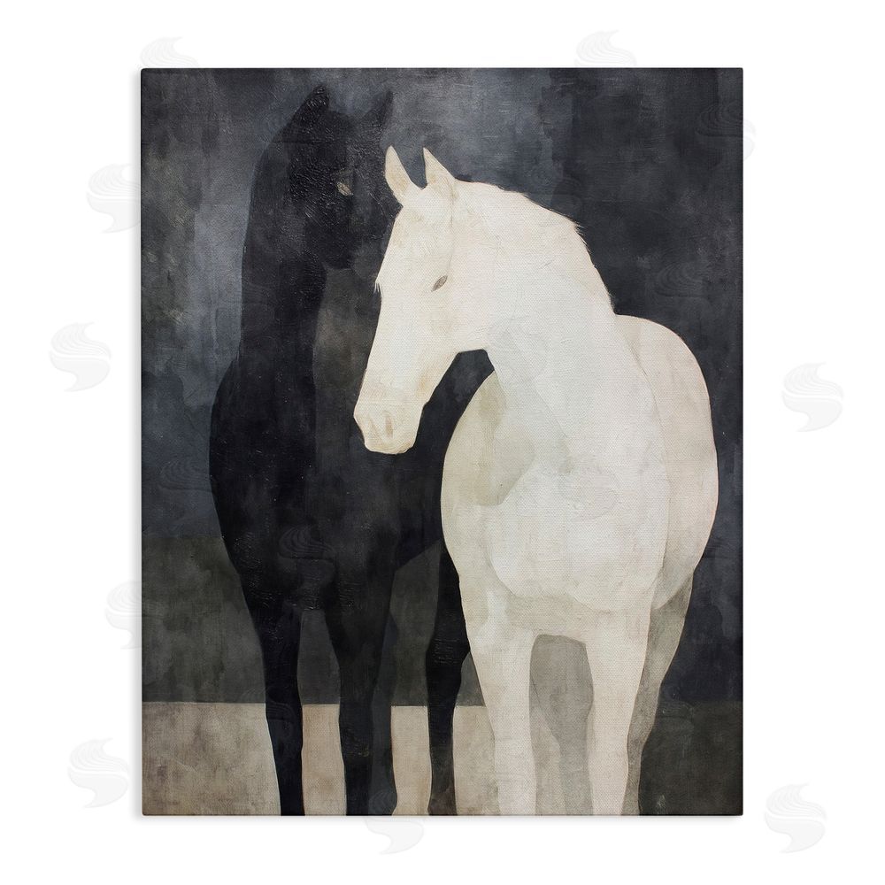 Svetlana Aleynikova Equine Twins Of Wind Stretched Canvas Wall Art Print