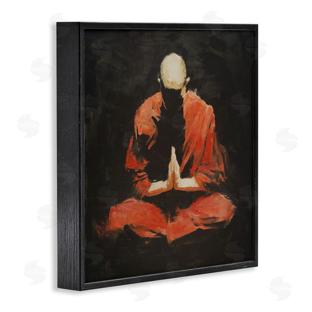 Svetlana Aleynikova A Calm Within Meditation Black Framed Giclee Wall Art Print