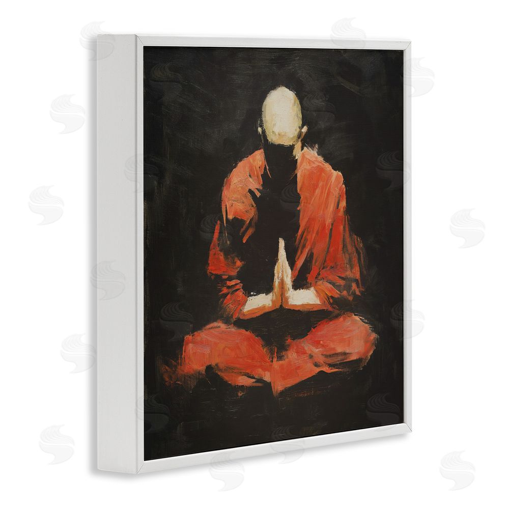Svetlana Aleynikova A Calm Within Meditation White Framed Giclee Wall Art Print