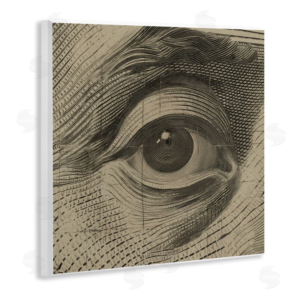 Svetlana Aleynikova Franklin's Gaze Eye Wall Plaque Art Print