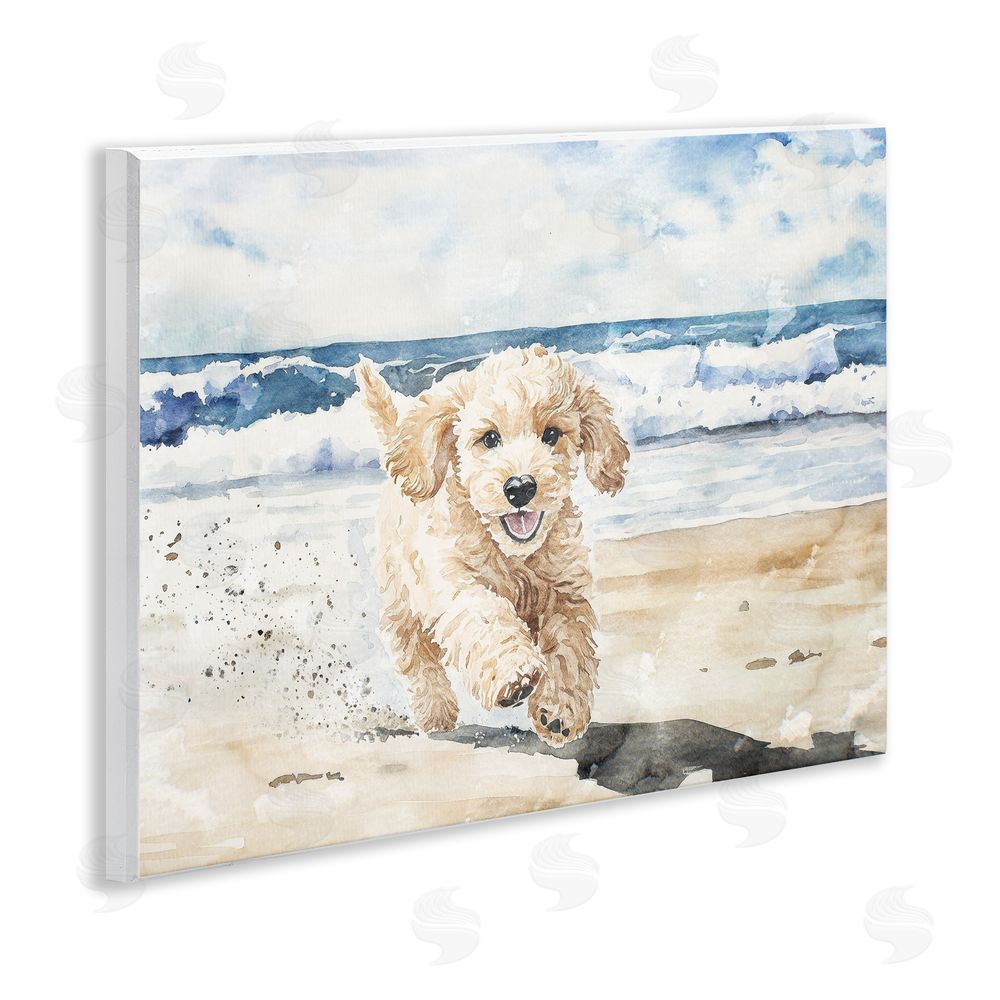 Svetlana Aleynikova Ocean's Best Friend Pup Wall Plaque Art Print