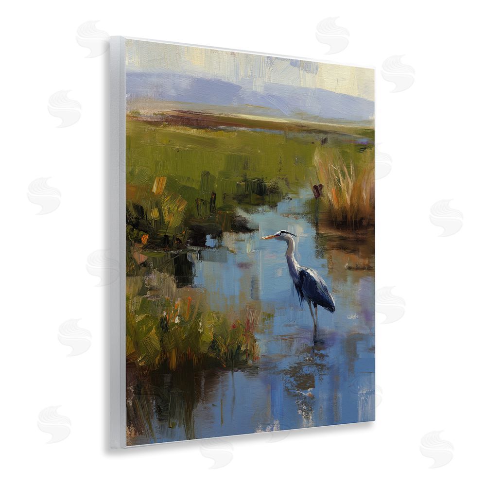 Svetlana Aleynikova Bird Among The Reeds Wall Plaque Art Print