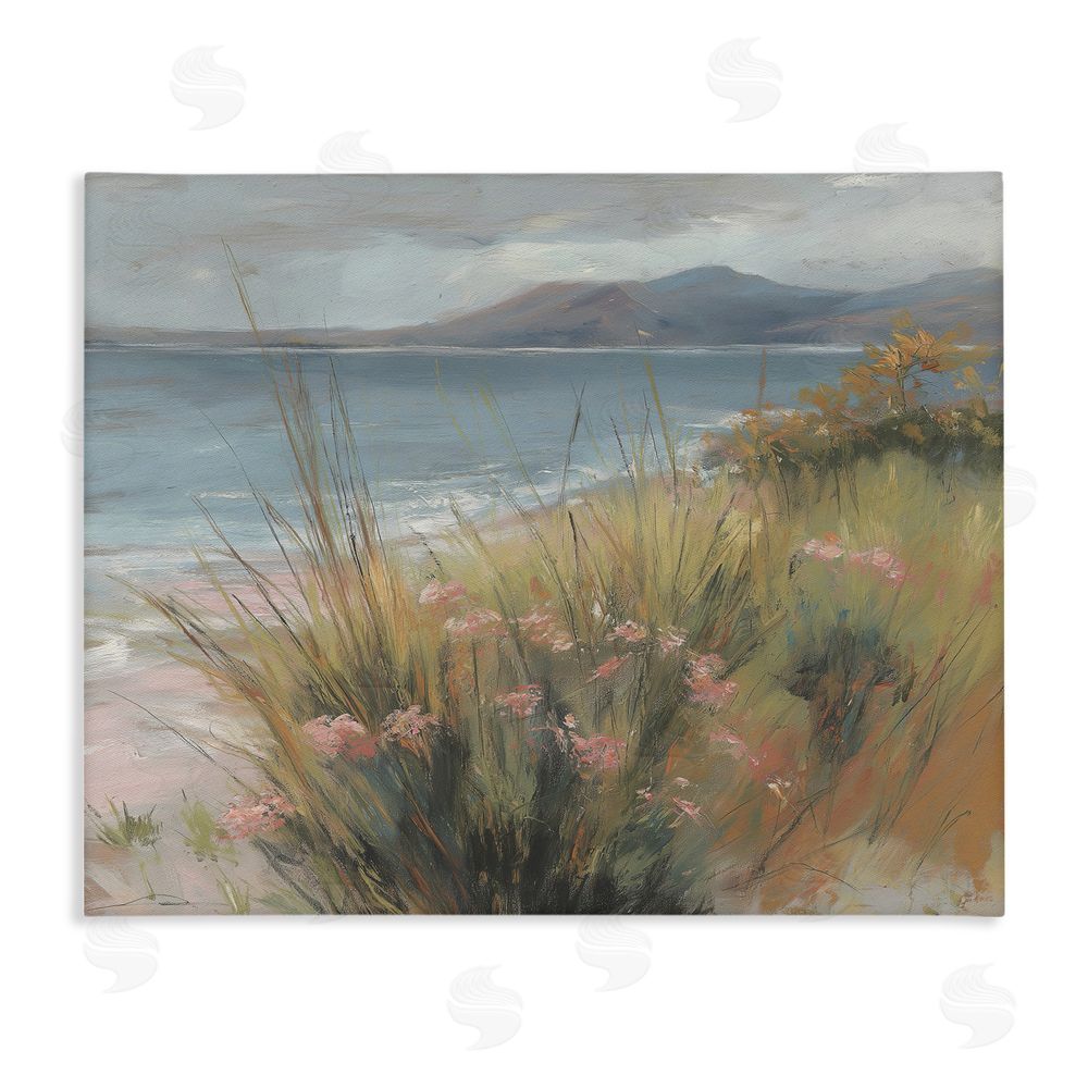 Svetlana Aleynikova The Green Valley Beach Stretched Canvas Wall Art Print