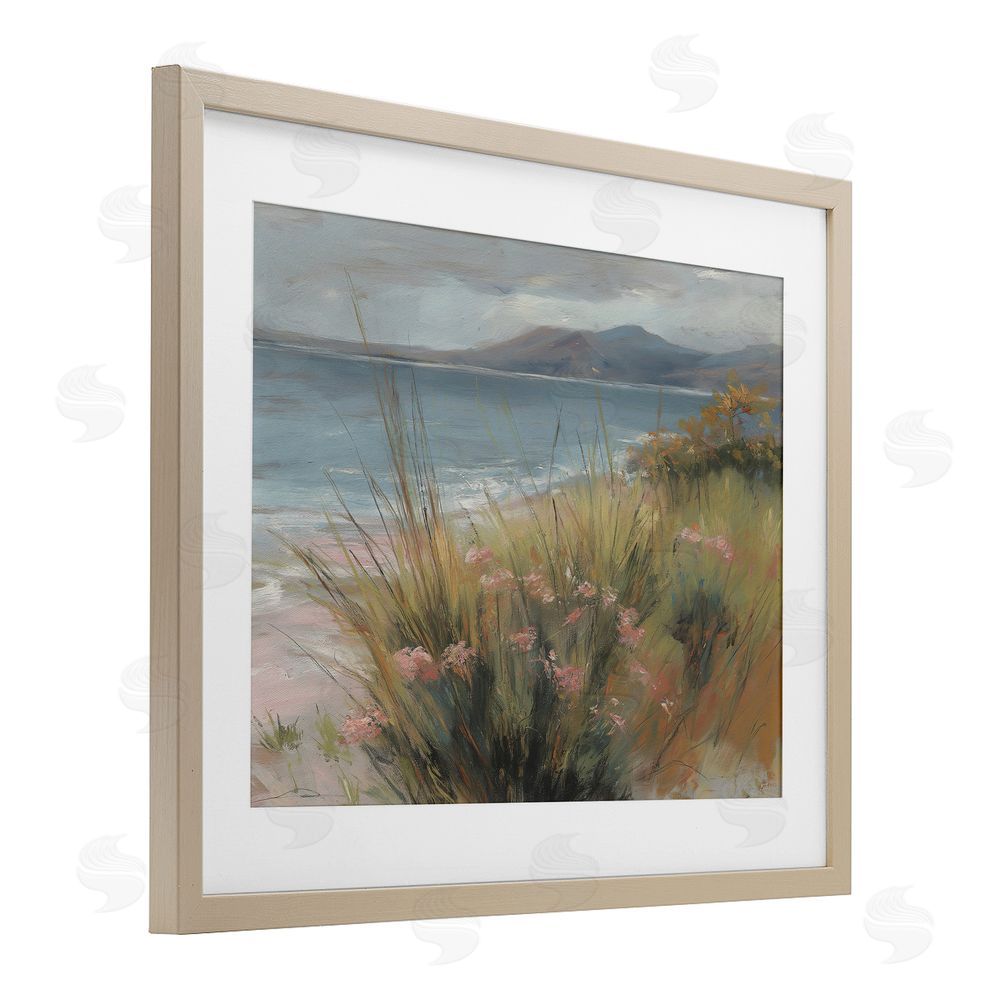 Svetlana Aleynikova The Green Valley Beach Birch Framed Print Under Glass Wall Art