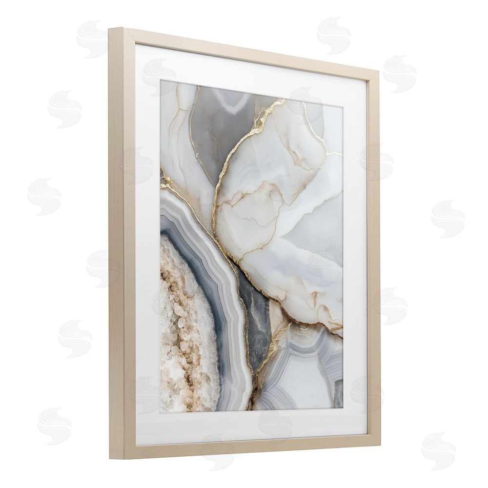 Svetlana Aleynikova Mineral Elegance Granite Birch Framed Print Under Glass Wall Art