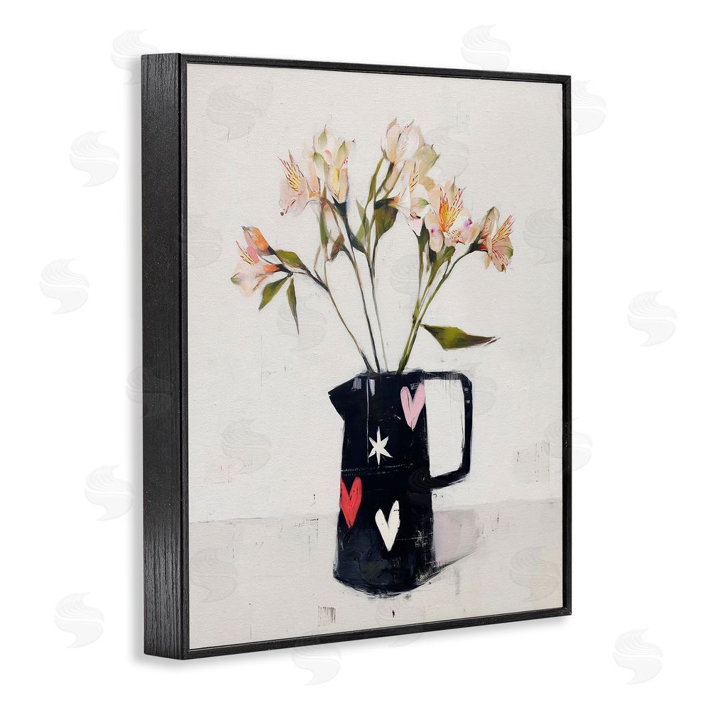 Svetlana Aleynikova Urban Mirage of Petals Black Framed Giclee Wall Art Print