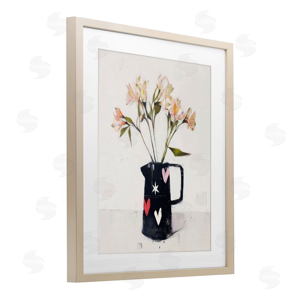 Svetlana Aleynikova Urban Mirage of Petals Birch Framed Print Under Glass Wall Art