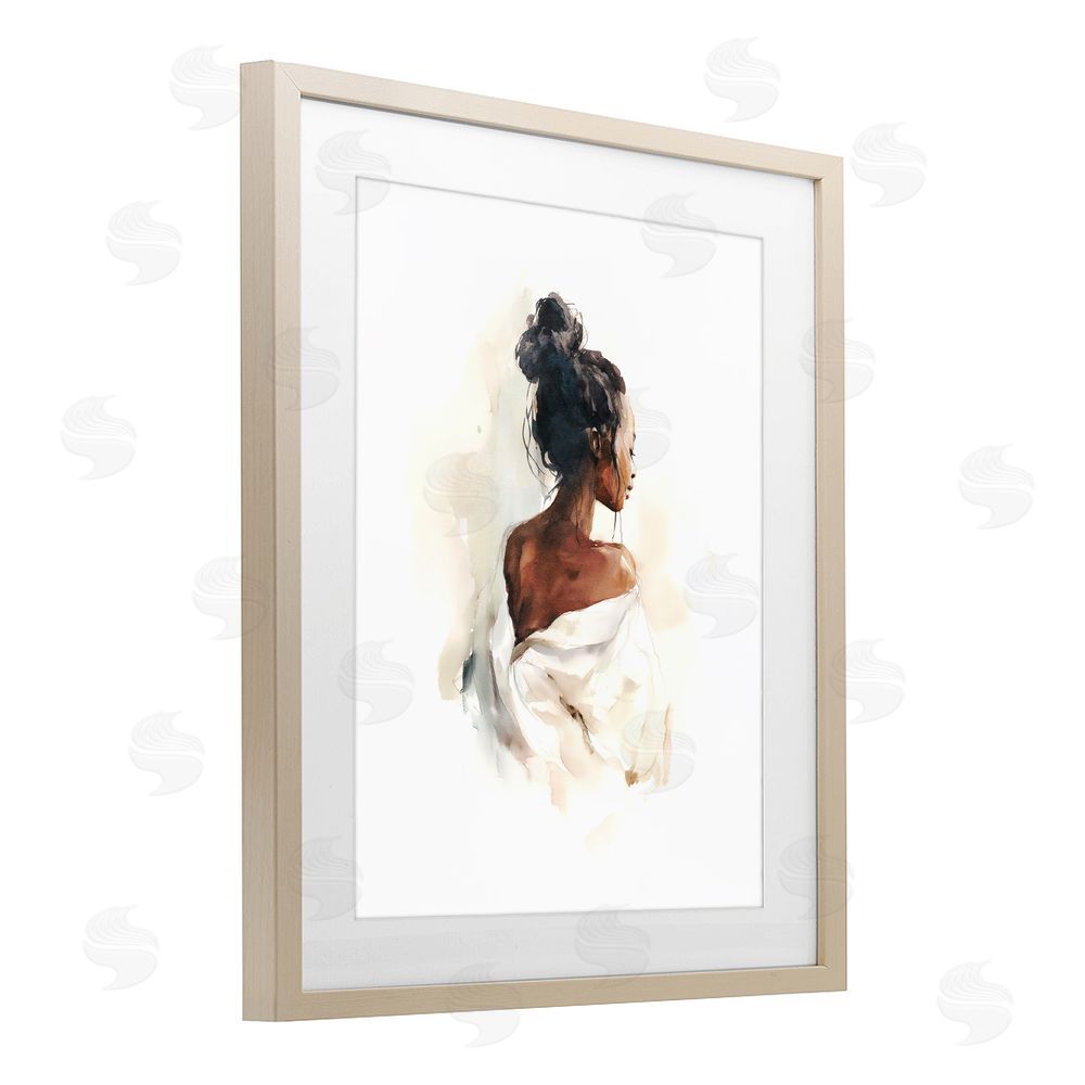 Svetlana Aleynikova Chic From Behind Birch Framed Print Under Glass Wall Art