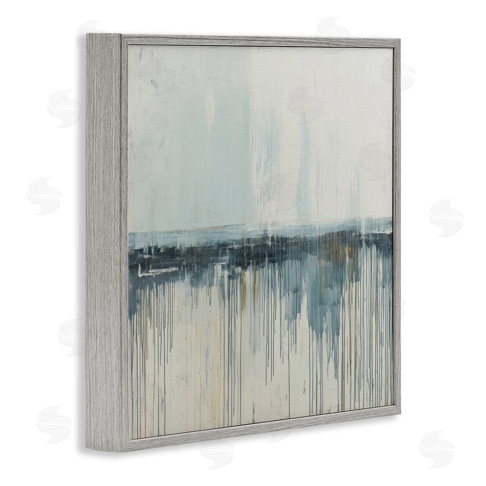 Svetlana Aleynikova Acrylic Drift Abstract Gray Framed Giclee Wall Art Print