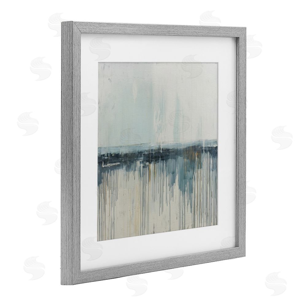 Svetlana Aleynikova Acrylic Drift Abstract Gray Framed Print Under Glass Wall Art