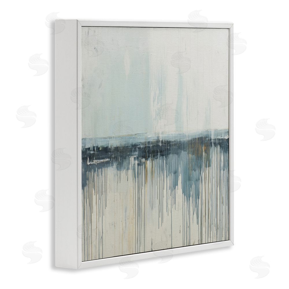 Svetlana Aleynikova Acrylic Drift Abstract White Framed Giclee Wall Art Print