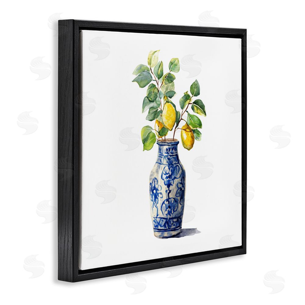 Svetlana Aleynikova Vase Of Sunshine Black Floating Frame Canvas Wall Art Print
