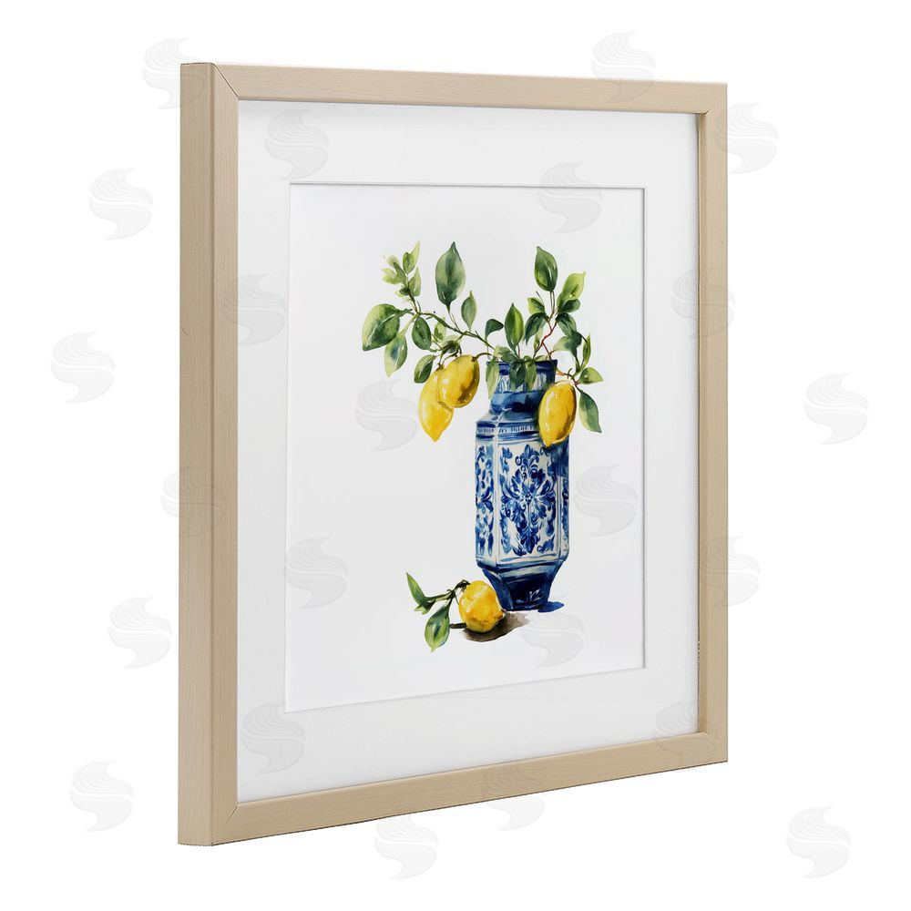 Svetlana Aleynikova Ornate Lemon Treasures Birch Framed Print Under Glass Wall Art