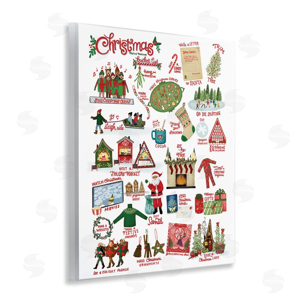 Giao Williams Fun Christmas Traditions Wall Plaque Art Print