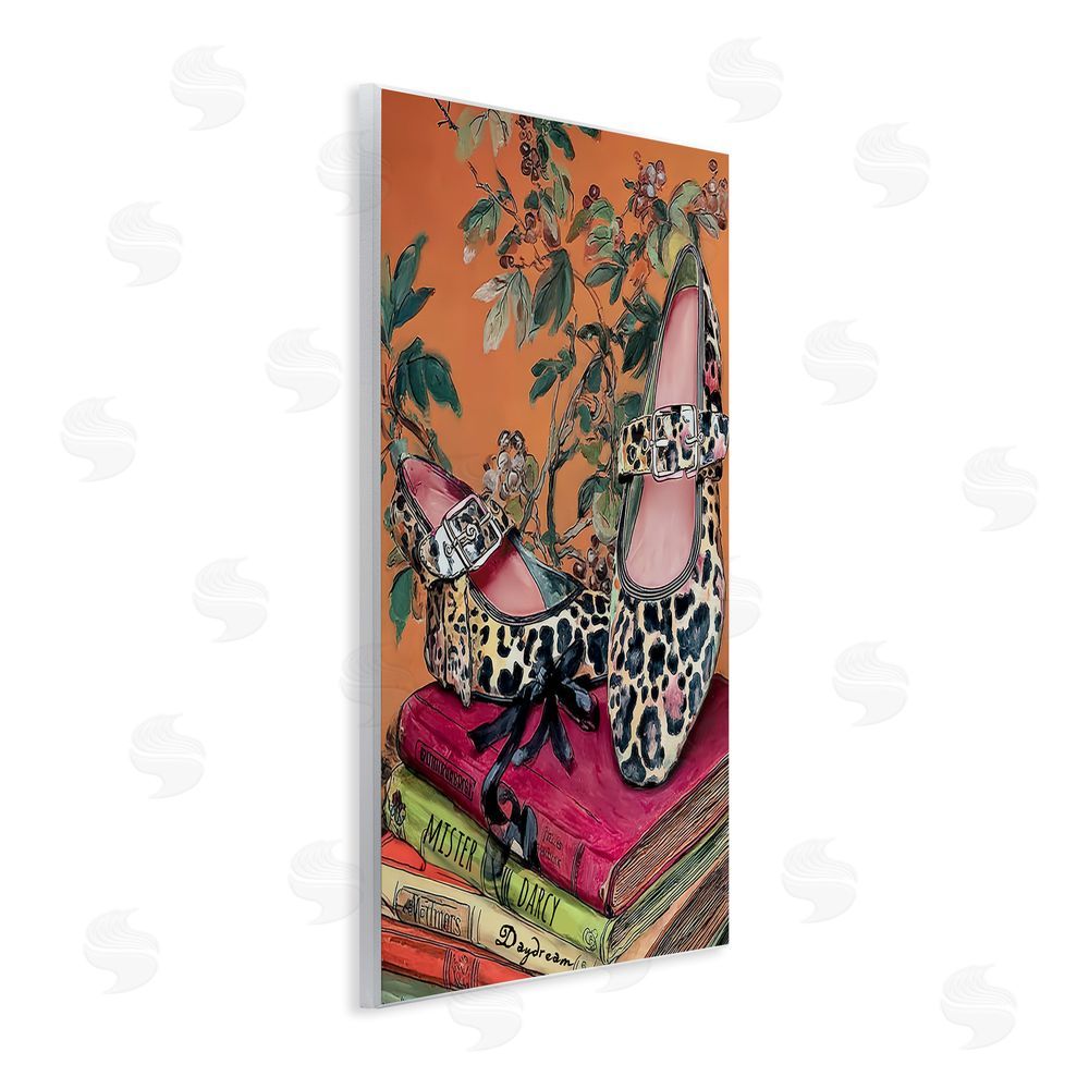 Annabelle Hall On My Feet Shoes & Books Wall Plaque Art Print