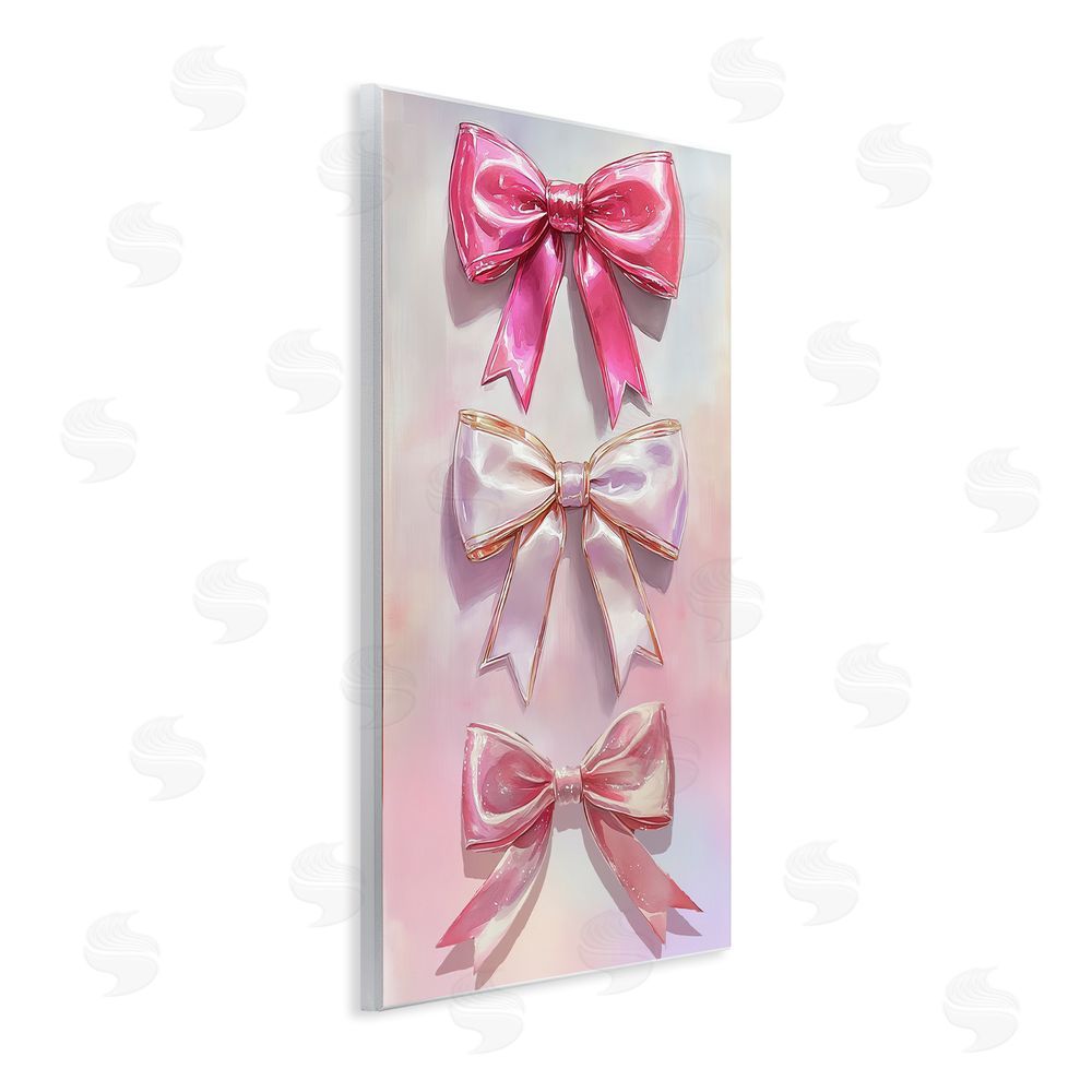 Annabelle Hall Blush And Satin Bows Wall Plaque Art Print