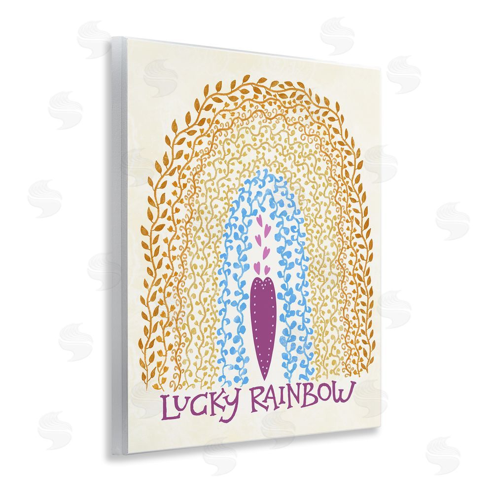 Connie Summers Boho Lucky Rainbow Wall Plaque Art Print