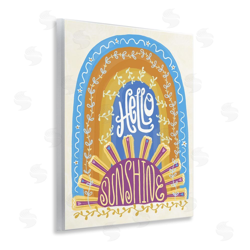 Connie Summers Boho Hello Sunshine Wall Plaque Art Print