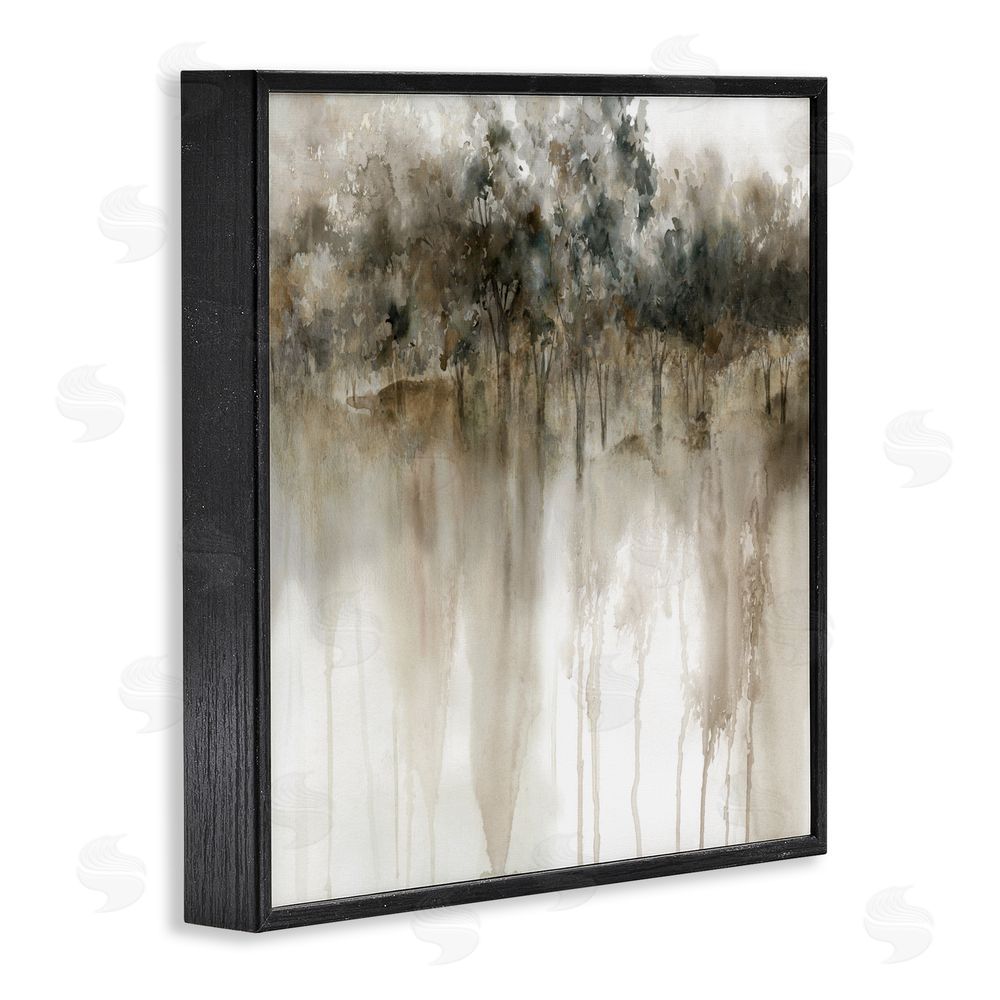Carol Robinson Forest Edge Illusion Black Framed Giclee Wall Art Print