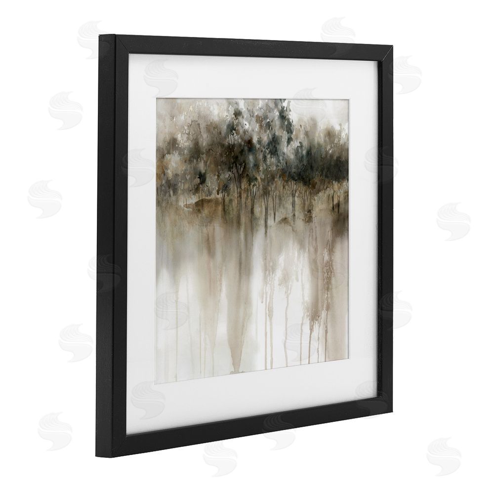 Carol Robinson Forest Edge Illusion Black Framed Print Under Glass Wall Art