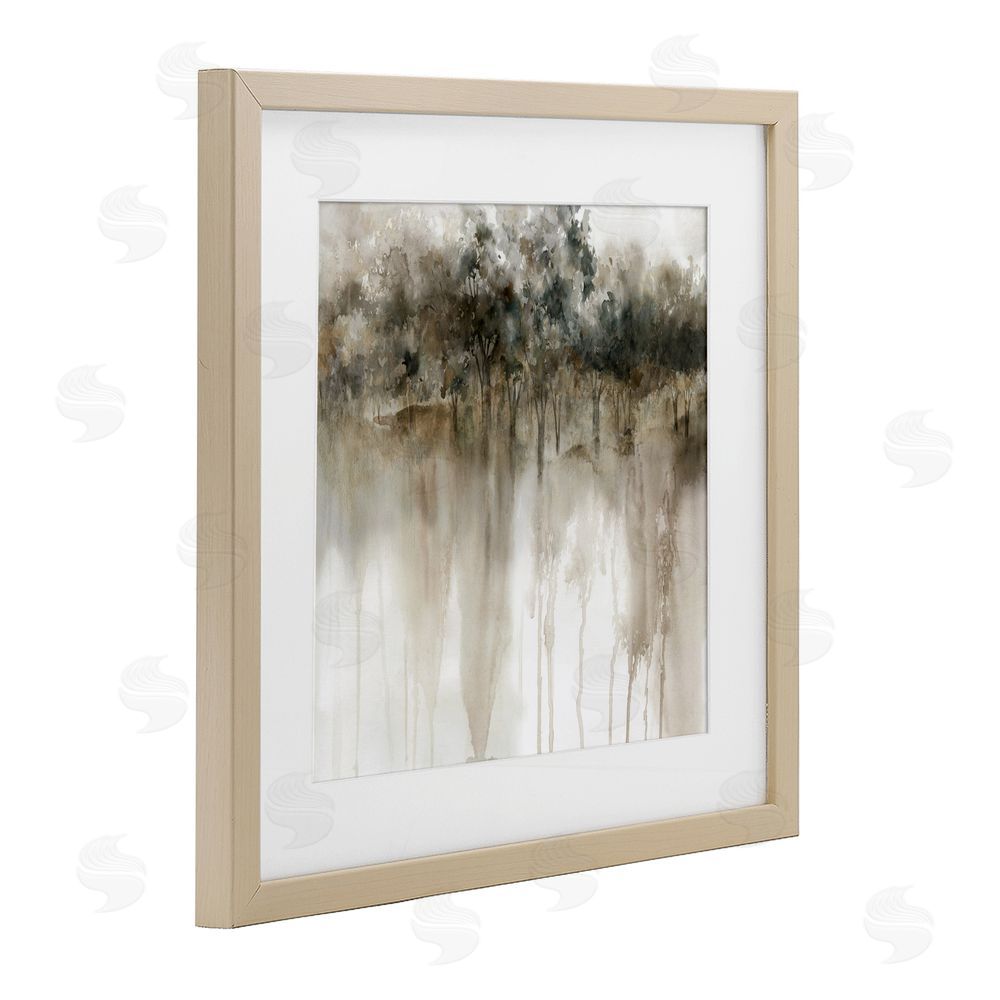 Carol Robinson Forest Edge Illusion Birch Framed Print Under Glass Wall Art