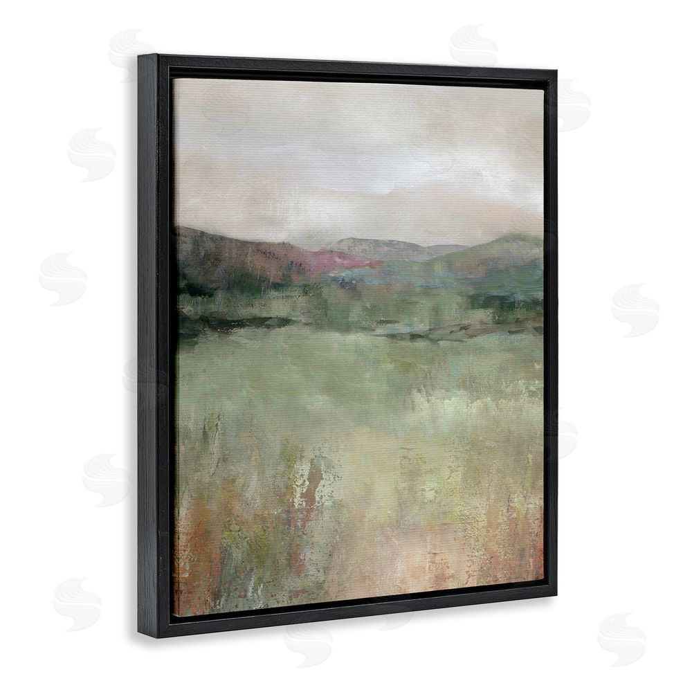 Carol Robinson Glimpse Of Spring Black Floating Frame Canvas Wall Art Print