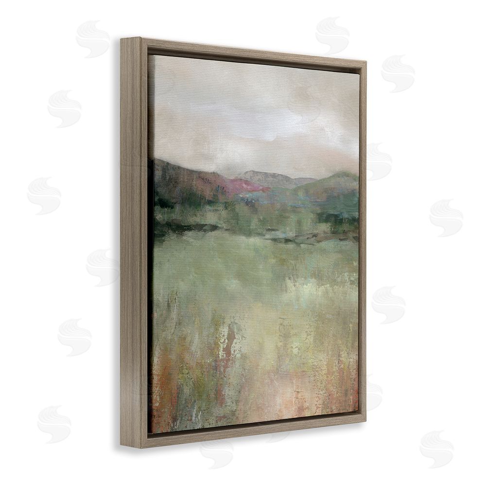 Carol Robinson Glimpse Of Spring Brown Floating Frame Canvas Wall Art Print