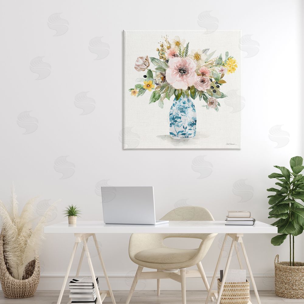 Carol Robinson Summer Chinoiserie Assortment Stretched Canvas Wall Art in Room