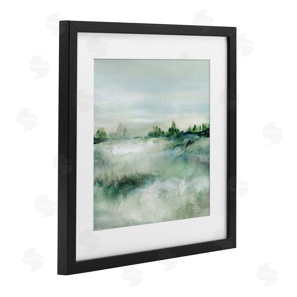 Carol Robinson Far Reaching Meadow Black Framed Print Under Glass Wall Art