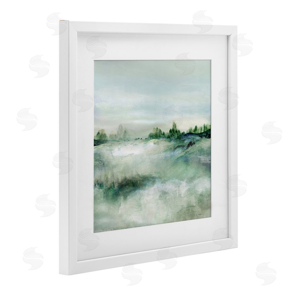 Carol Robinson Far Reaching Meadow White Framed Print Under Glass Wall Art